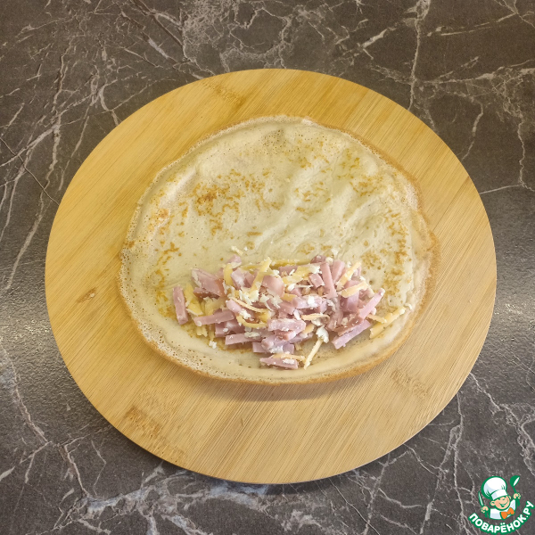 Начинка для блинов сырно-ветчинная