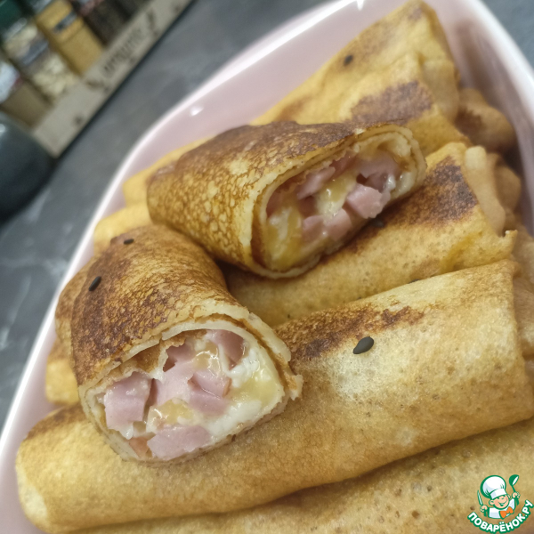 Начинка для блинов сырно-ветчинная