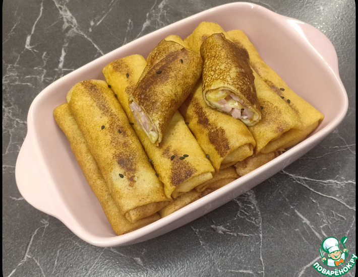 Начинка для блинов сырно-ветчинная