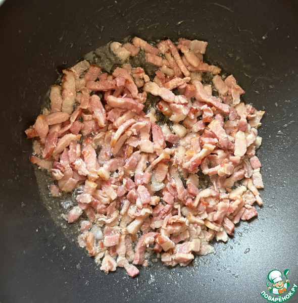 Немецкая картофельная запеканка с беконом