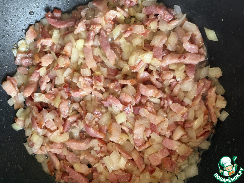 Немецкая картофельная запеканка с беконом