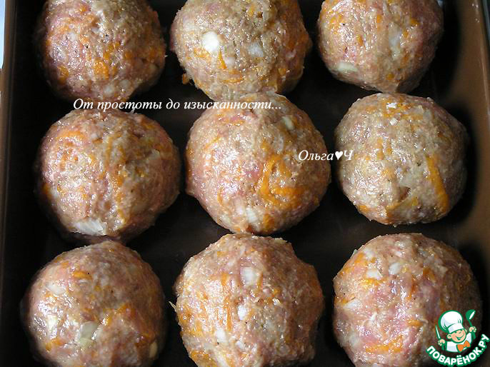 Нежные шарики из индейки с тыквой