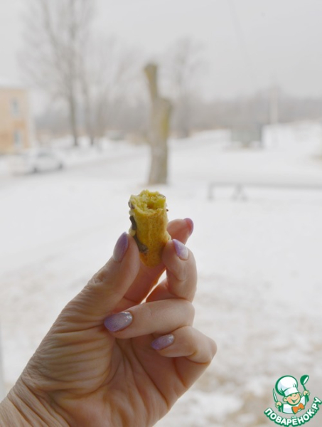 Новогодние палочки с мандаринами и миндалём