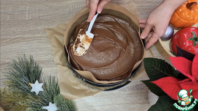 Новогодний десерт ёлочки