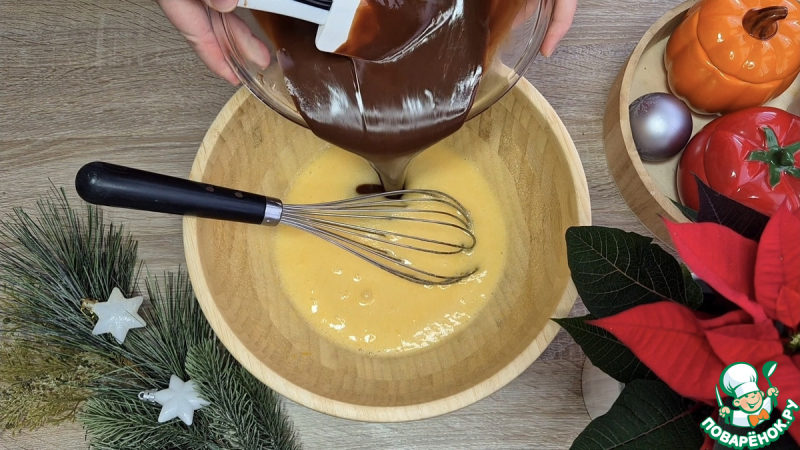 Новогодний десерт ёлочки