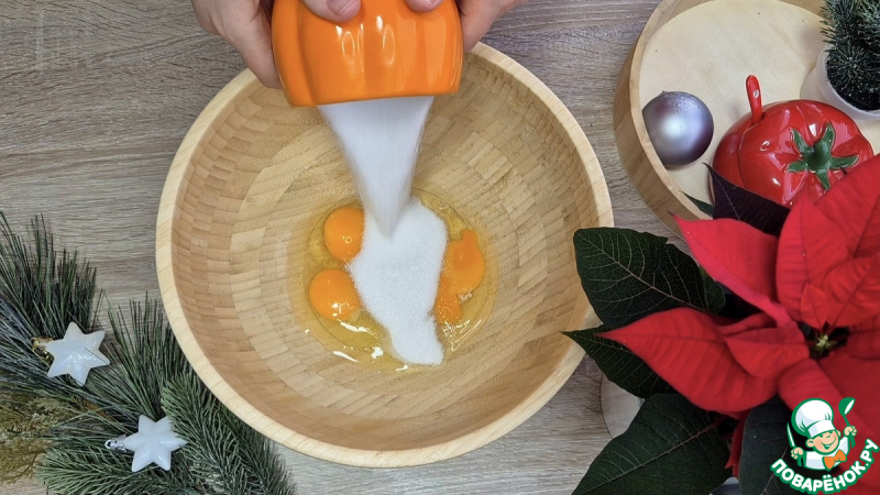 Новогодний десерт ёлочки