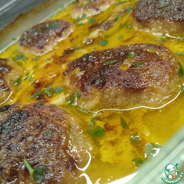 Очень простые котлеты в духовке