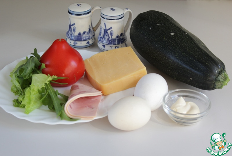 Омлет с цуккини