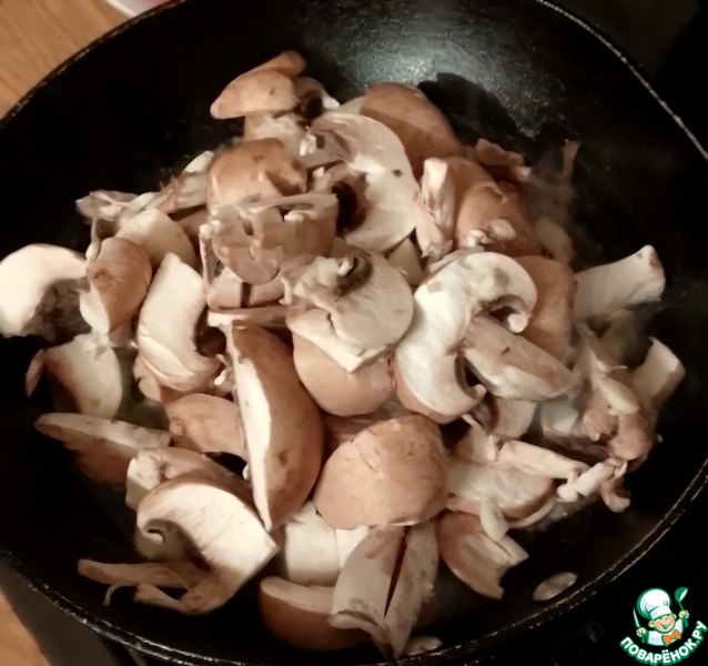 Омлет с грибами фу юнг