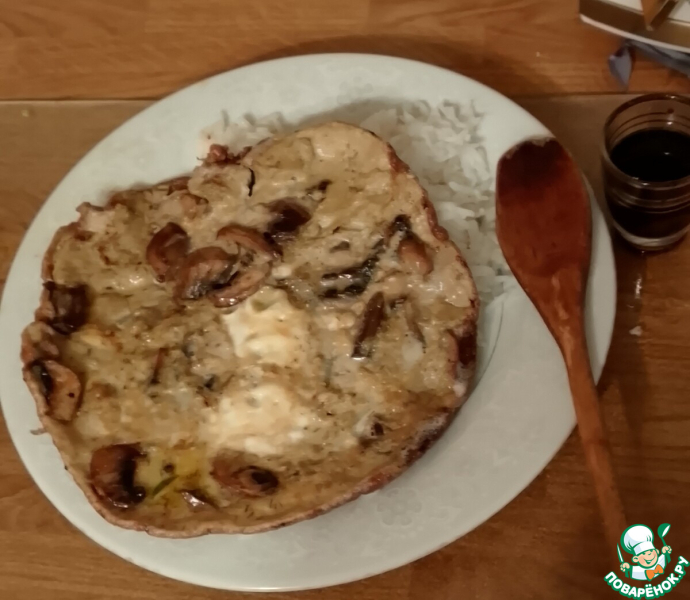 Омлет с грибами фу юнг