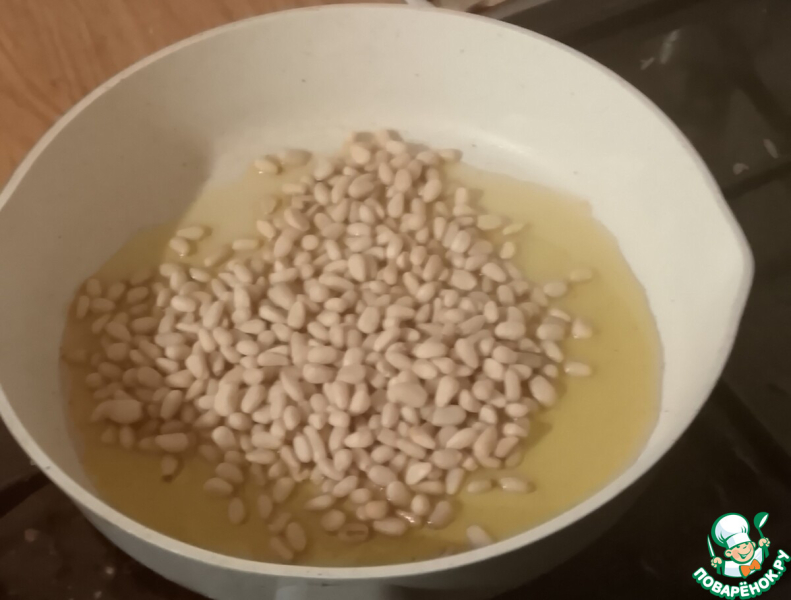 Орзо с харисой, бобами, кедровыми орешками