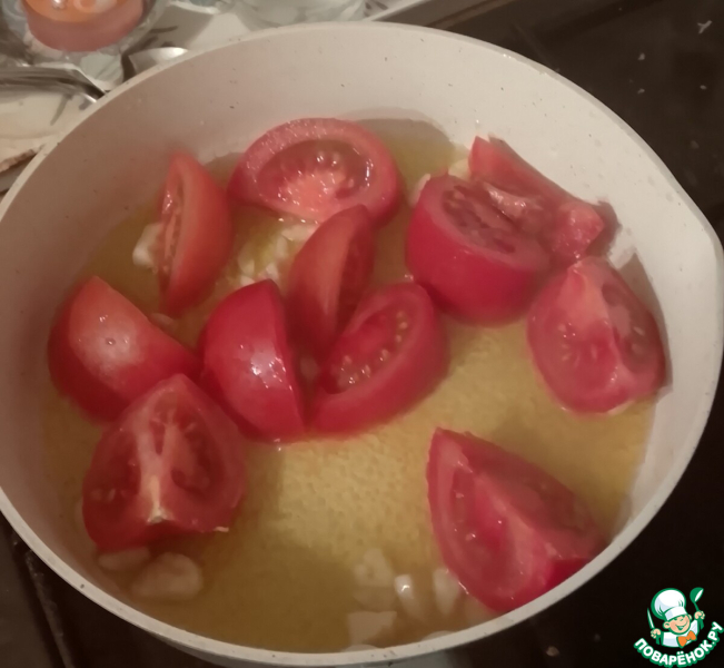 Орзо с харисой, бобами, кедровыми орешками