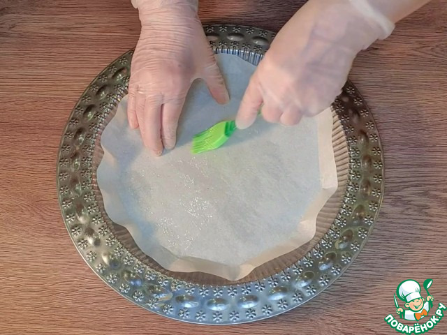 Овощная пицца из моркови и кабачка