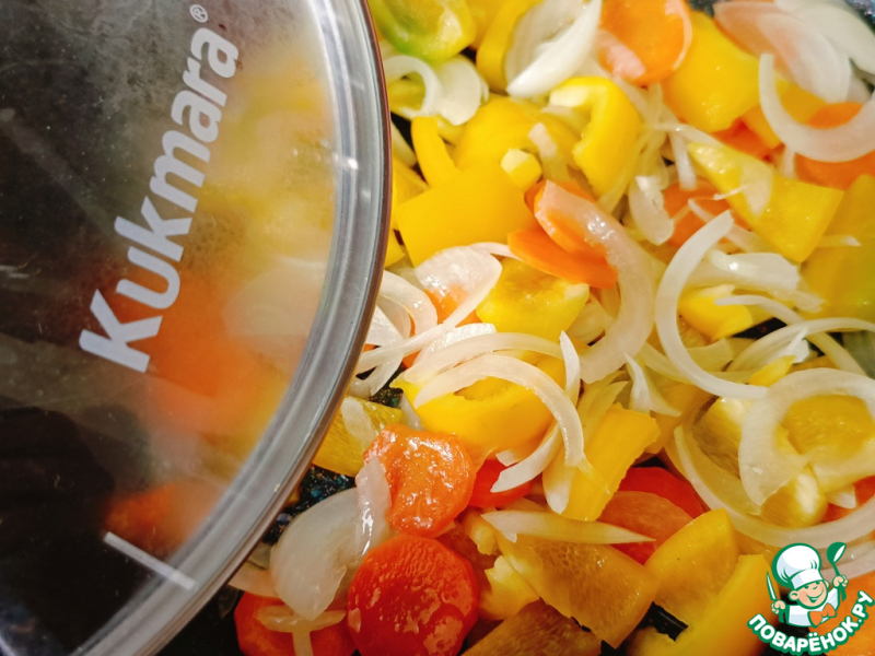 Овощная закуска с баклажанами и кабачками
