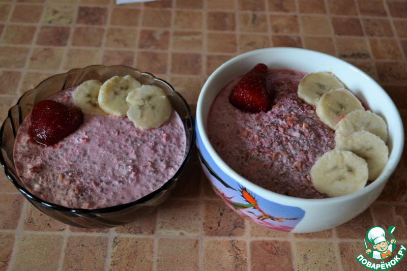 Овсянка с семенами чиа