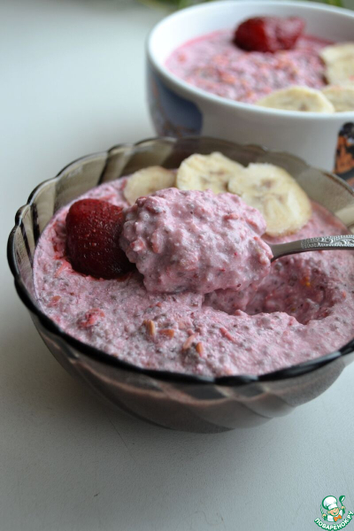 Овсянка с семенами чиа