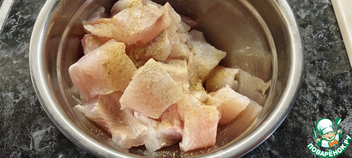 Пангасиус в сливках