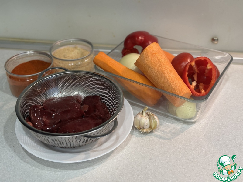 Паштет из индюшиной печени с брусничным желе