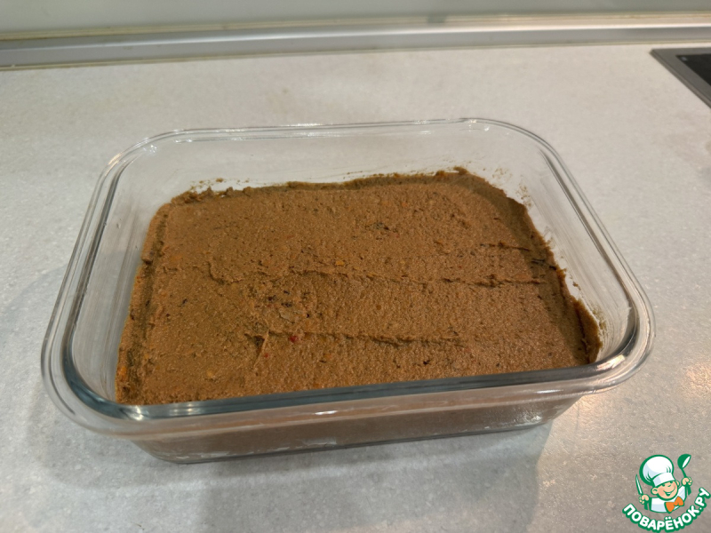 Паштет из индюшиной печени с брусничным желе