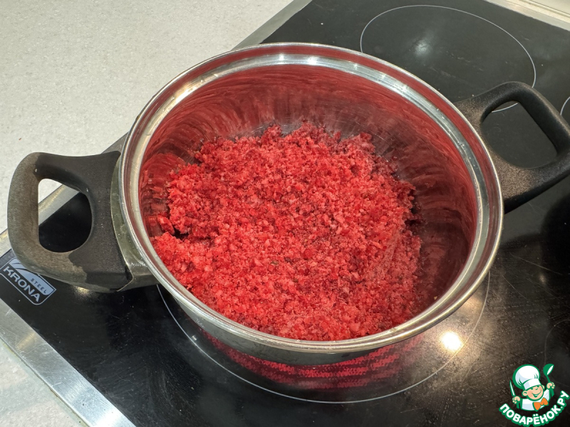 Паштет из индюшиной печени с брусничным желе