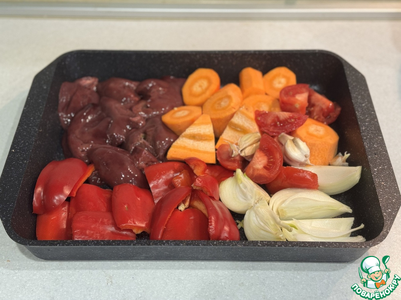 Паштет из индюшиной печени с брусничным желе