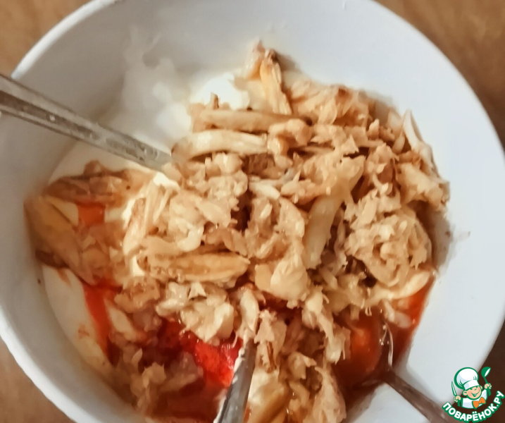 Паштет из крабового мяса