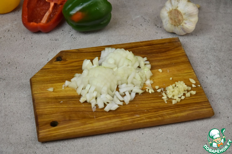 Паста с курицей фахита