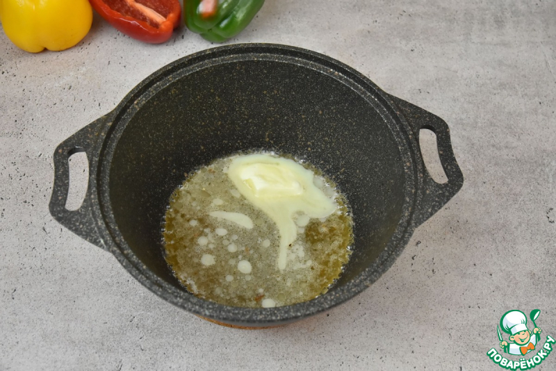 Паста с курицей фахита