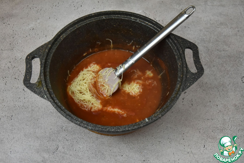 Паста с курицей фахита
