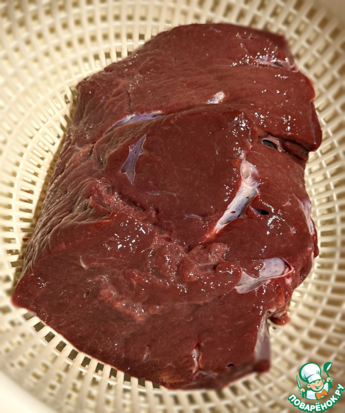 Печень говяжья. Жареная с луком