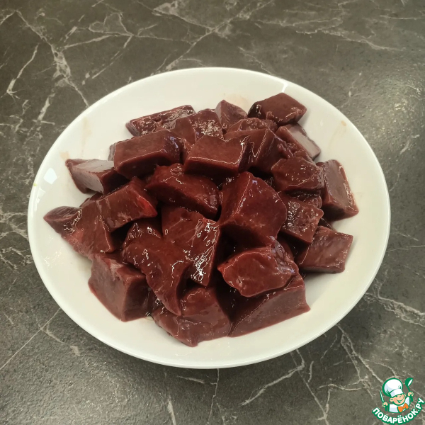 Печень в сливках