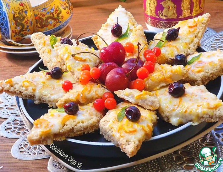 Печенье "Апельсиновые ромбы"