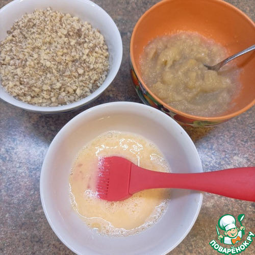 Печенье с джемом и орехами