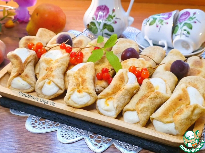 Печенье с творожным кремом