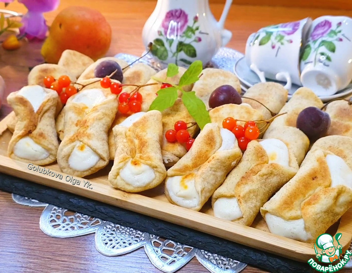 Печенье с творожным кремом