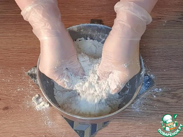 Печенье с творожным кремом