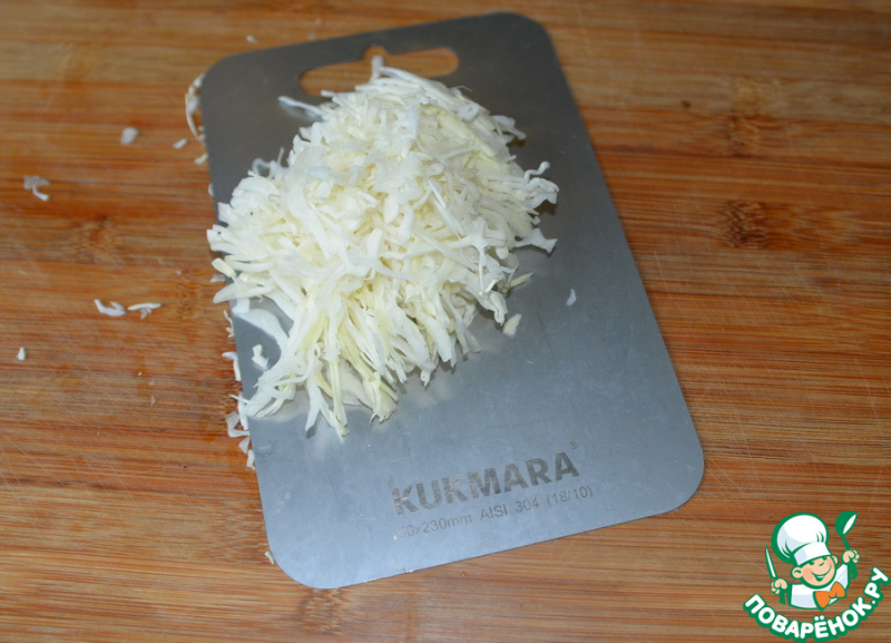 Перец фаршированный капустой с мясным фаршем