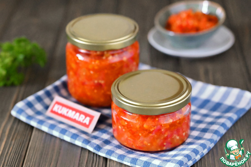 Перечная икра с горчицей и мёдом