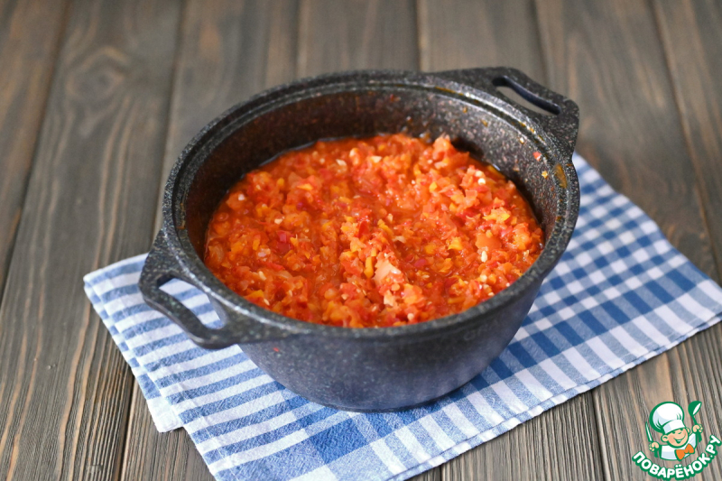 Перечная икра с горчицей и мёдом