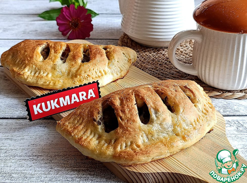 Пироги с жареной куриной печенью