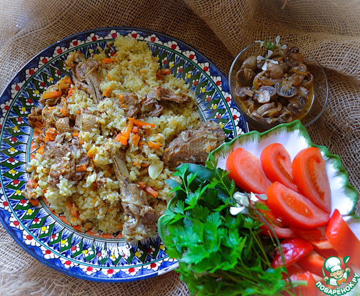 Плов с уткой