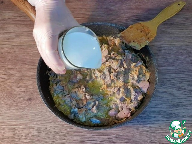 Подлива из куриной печени