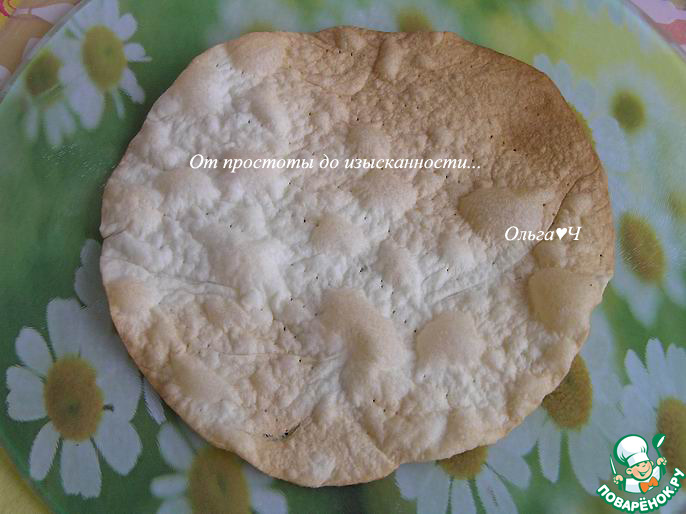 Постный торт "Наполеон" с вишней