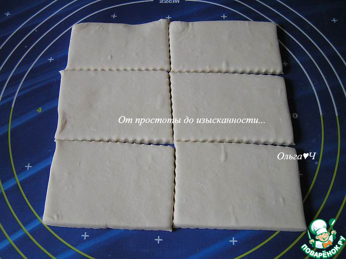 Постный торт "Наполеон" с вишней