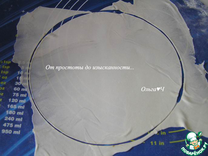 Постный торт "Наполеон" с вишней