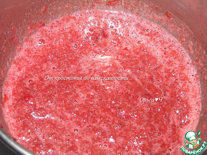 Постный торт "Наполеон" с вишней