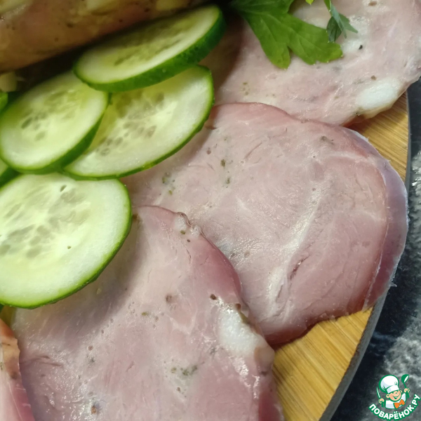 Пряная рубленая колбаса из свинины