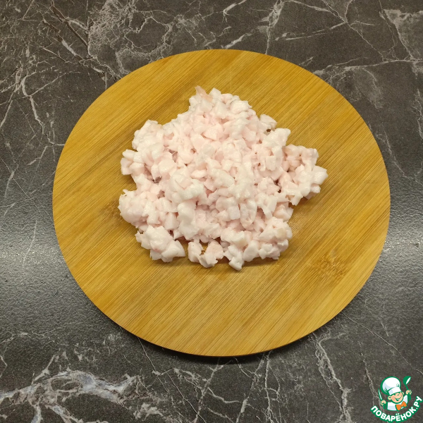 Пряная рубленая колбаса из свинины