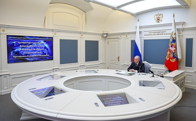 Путин провел тренировку стратегических ядерных сил: запустили две баллистические ракеты