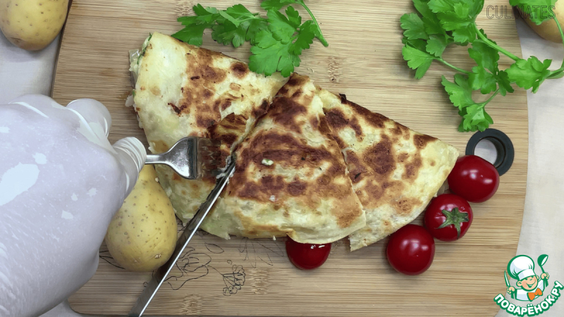Рецепт картофельного пюре с лавашом